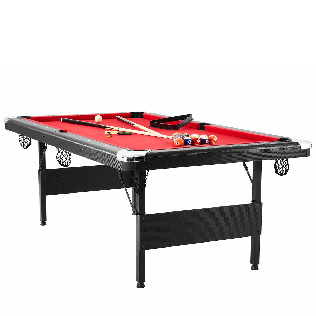 7 Ft. Foldable Pool Table with Complete Accessory Set