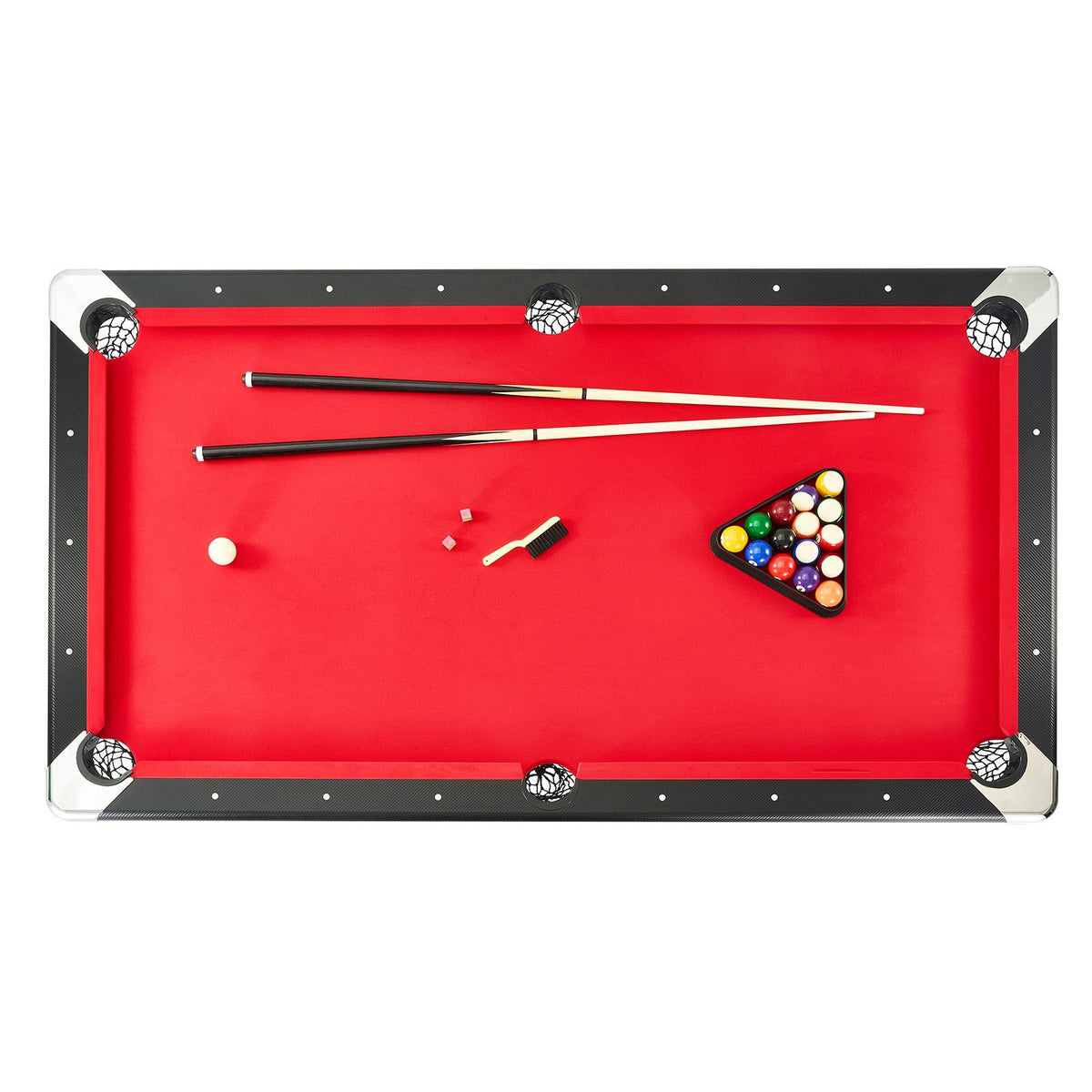 7 Ft. Foldable Pool Table with Complete Accessory Set