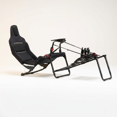 Racing Simulator Cockpit Built for Formula Racing, Foldable Frame, Direct Drive Compatible, Tool-Free Adjust